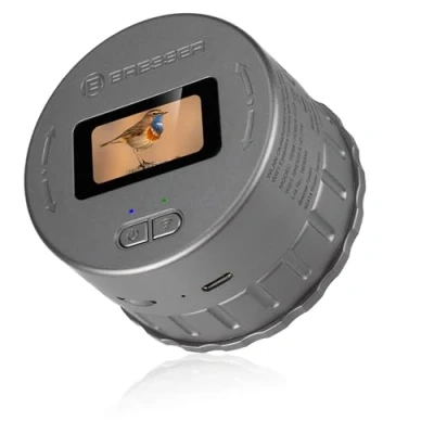 Image of Bresser WiFi Eyepiece Camera with 1.47&quot; Screen, 2K Video, Photo 1920x1080px, for Telescope, Binoculars, etc. 30 65mm Diameter