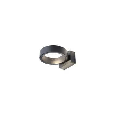 Image of Kitt 4000k LED Outdoor Modern Wall Lamp Black IP54