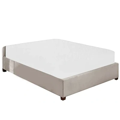 Image of Luxury Bedding Brushed Cotton Flannelette Deep Fitted Sheets 25CM/10 Box Fit in 12 Colours Single Double King Super (White, Single)