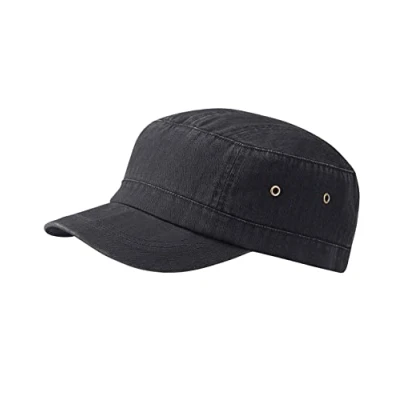 Image of Beechfield B38 Urban Army Cap Vintage Black