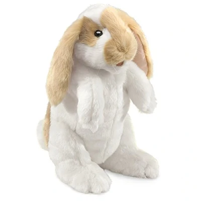 Image of Folkmanis Standing Lop Rabbit Puppet
