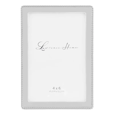 Image of Lawrence 710746 Silver Metal 6.54 Inch x 4.57 Picture Frame