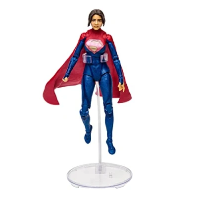 Image of McFarlane Toys, DC Multiverse 7 inch Supergirl Action Figure, Collectible The Flash Movie Figure with Unique Collector Character Card Ages 12+