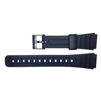 Image of Casio Genuine Replacement Watch Strap/Band to fit F 91W, 91WG, 94WA, 105W, 106W 71604002, Black