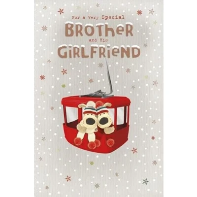 Image of UK Greetings Boofle Brother and His Girlfriend Christmas Card for A Very Special