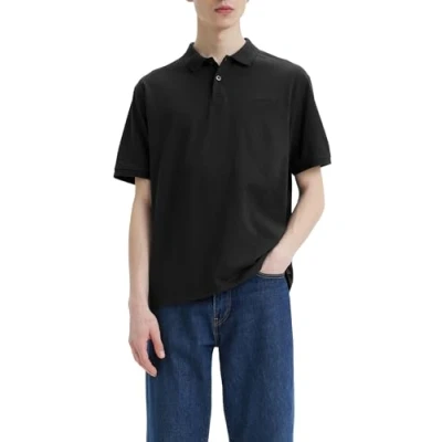 Image of Levi&#039;s Authentic Polo shirt, Men&#039;s, Size: Small, Black