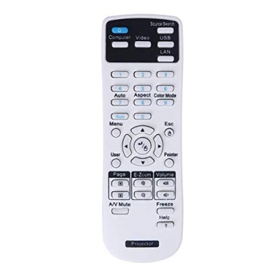 Image of Aimple 1613717 Replacement Remote Control for Epson EB 520 525W 530 535W 536Wi 570 575W 575Wi 580 585W 585Wi 595Wi Projectors