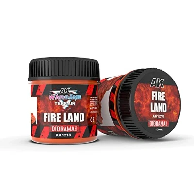 Image of AK Interactive Fire Land Wargame Terrain 100ml AK1218