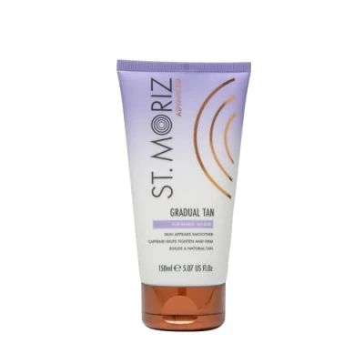 Image of St. Moriz Advanced Firming Gradual Tanning Lotion Hydrating Tan Moisturiser with Caffeine to Help Firm &amp; Tighten Skin Builds up a Natural Glow in 1 3 Applications Vegan 150ml