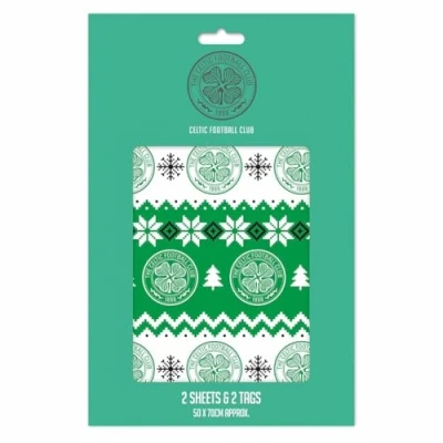 Image of Celtic FC Xmas Gift Wrap