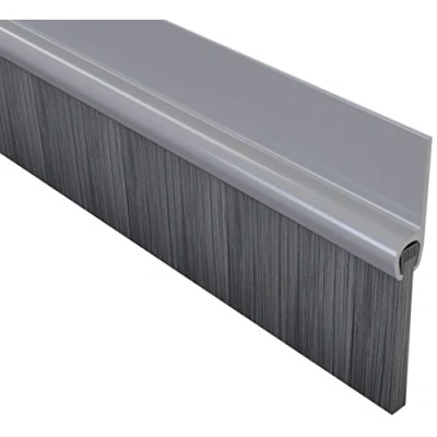 Image of STORMGUARD 02SR6641000GR 1 m Self Adhesive BDS Bottom of The Door Brush Seal Grey 1M