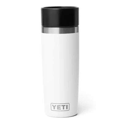 Image of YETI Rambler Travel Bottle, Vacuum Insulated Stainless Steel Bottle with Leakproof Hotshot Commuter Cap, White, 16 oz (473 ml)