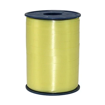 Image of C.E. Pattberg AMERICA Gift curling Ribbon light yellow, 273 yards of balloonribbon for Wrapping, 0.39 inches width, Accessories Decoration &amp; Handicrafts, Presents