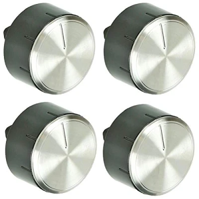 Image of Spares2go Control Knob Switch Button for Bosch Cooker Oven Hob (Pack of 4 Knobs)