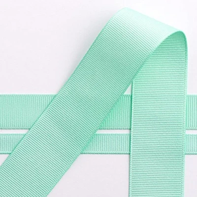 Image of Italian Options Grosgrain Ribbon, 38mm x 10 Metre Roll, Mint Green