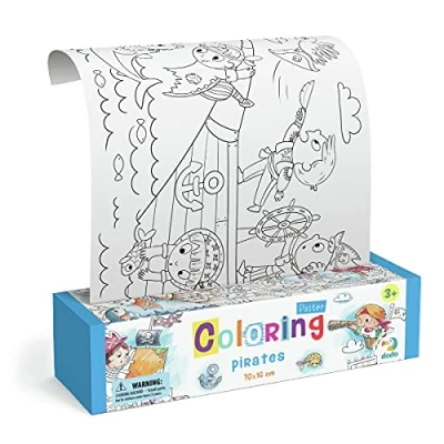 Image of Dodo D300329 Educational Pirate Colouring Poster