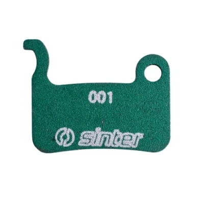 Image of Sinter Disc Brake Pads 001 Shimano A S2032 Single Pair Metal Can Carded 2022: Green One Size