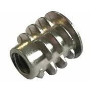 Image of M4 M5 M6 M8 M10 THREADED HEX DRIVE INSERT FIXING TYPE D WOOD SCREW INSERTS NUTS (M5 x 10mm)