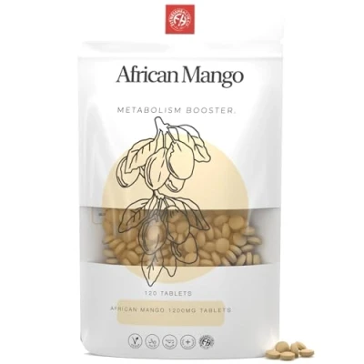 Image of Fitness Health African Mango 1200mg 60 Tablets Diet Weight Loss Extreme Fat Burner Vegan Friendly