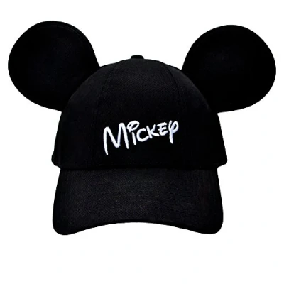 Image of Disney Men&#039;s Mickey Mouse Youth Boys Ears Hat (Black, One Size)