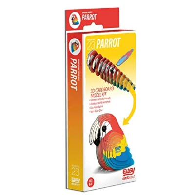 Image of EUGY 3D Parrot Model, Craft Kit