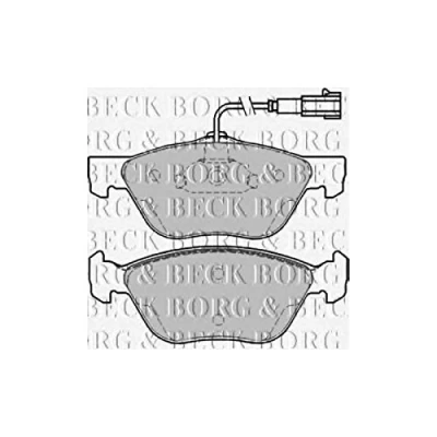 Image of Borg &amp; Beck BBP2199 Front Brake Pads To Fit VW Passat Phaeton Audi A6