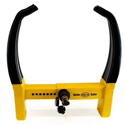 Image of Car Motorhome Trailer Wheel Clamp Power Block XL Large Heavy Duty Anti Theft Protection 2 Keys Alca Germany 306100