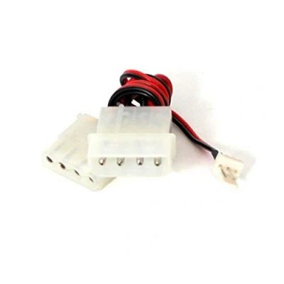 Image of StarTech.com 12in Fan Adapter TX3 to 2x LP4 Power Y Splitter Cable (CPUFANADAPT)