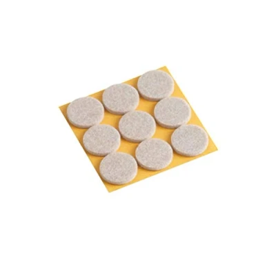 Image of Meister Topsoft&#039; Self Adhesive Felt Foot Gliders Diameter: 28 mm, Pack of 9, 644836