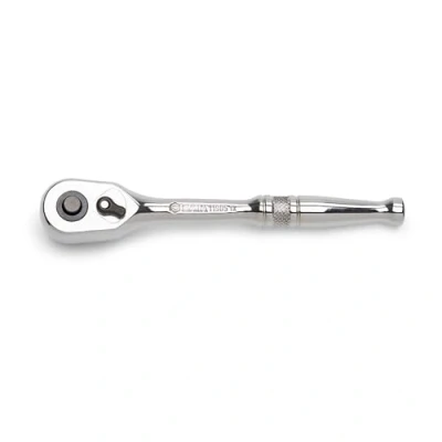 Image of SATA ST11905ST 1/4 Inch Drive 60 Tooth Quick Release Ratchet with Teardrop Head and Chrome Vanadium Steel Body