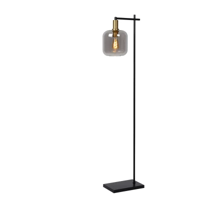 Image of Joanet Modern Floor Lamp 1xE27 Smoke Grey