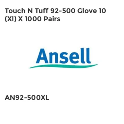Image of Ansell Touch N Tuff 92 500 Glove XL