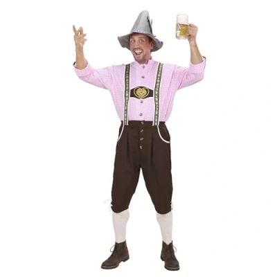 Image of Mens Heavy Fabric Bavarian Man Costume Small UK 38/40&quot; for TV Cartoon &amp; Film Fancy Dress