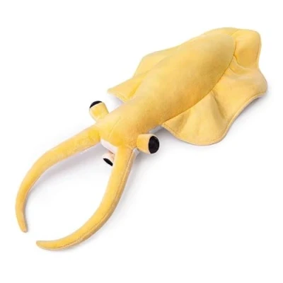 Image of Realistic Cambrian Ancient Organism Nectocaris Pteryx Plush Toy Simulation 19&quot; Lifelike Sea Creature Stuffed Animals, Creative Ocean Model Plushie, Unique Gift for Kids