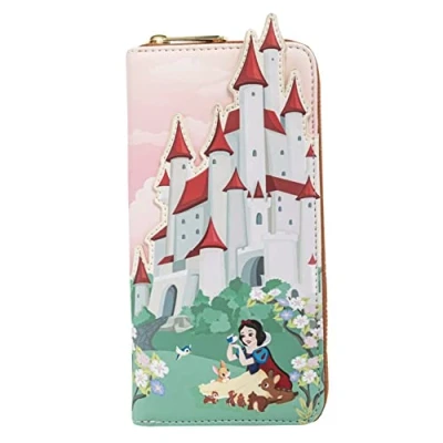 Image of Loungefly Disney Snow White Castle Scene Zip Around Wallet, Multi, One Size, Zippered Wallet