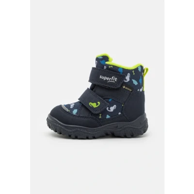 Image of Superfit HUSKY1 Winter boots for kids, Size: 4.5K/5K, Blau/hellgrün Imitation leather/ textile