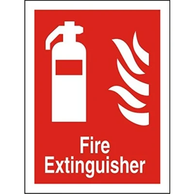 Image of Seco Fire Extinguisher &amp; Sign, 400mm x 600mm 1mm Semi Rigid Plastic