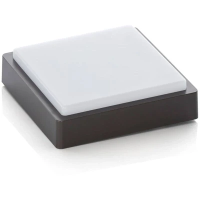 Image of LED Ceiling Light Outdoor &#039;Nermin&#039; (Modern) in Black (1 Source,) from Lindby