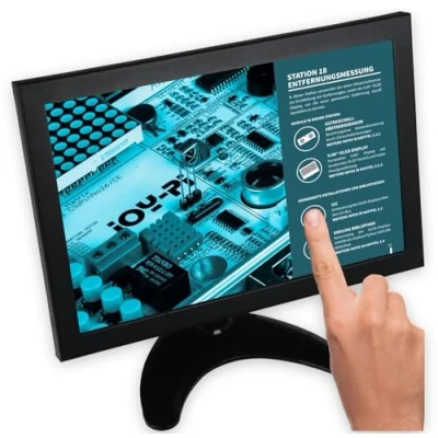 Image of Raspberry RB LCD 10 2 17.7 Inch Full HD 1920 x 1080 Pixels 1 ms Black