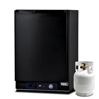 Image of Smad Gas Fridge Camping, 3 Way Fridge, 60l for Campervan, Silent Lpg Motorhome, RVs, Caravan, Mobile Food Trolley, Lorry, Propane 30mbar, 0dB, 0 10C
