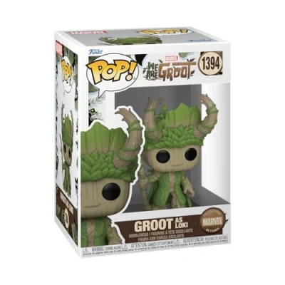 Image of Funko Pop! Marvel: WAG Loki We Are Groot Collectable Vinyl Figure Gift Idea Official Merchandise Toys for Kids &amp; Adults TV Fans Model Collectors and Display
