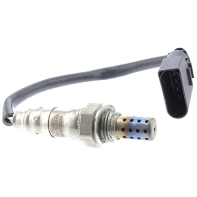 Image of 3C906262 Lambda sensor VEMO Original Quality V10 76 0083 after catalytic converter M18x1,5 Diagnostic Probe, Thread pre greased black 4 D Shape