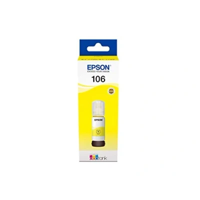 Image of Epson EcoTank 106 Yellow Genuine Ink Bottle, Standard
