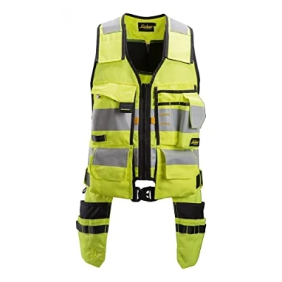 Image of Snickers AllroundWork High Vis Tool Vest Class 1 Yellow/Black L