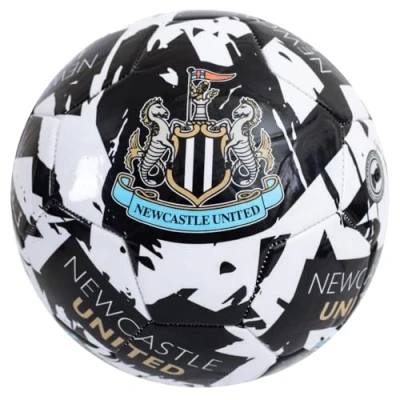 Image of Hy Pro Officially Licensed Newcastle United F.C. Football Size 5, Graffiti Design, Merchandise, NUFC, Training, Match, Collectible For Kids and Adults