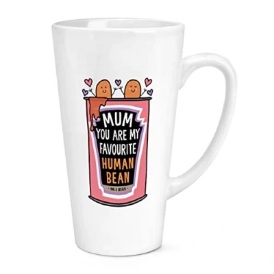 Image of Mum You are My Favourite Human Bean 17oz Large Latte Mug Cup
