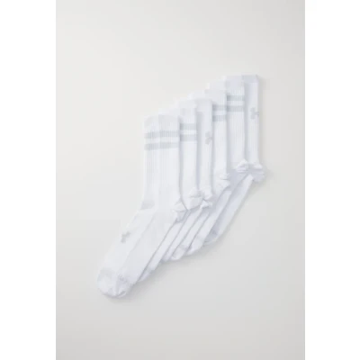 Image of Under Armour UA Essential 6pk Crew White/White/Halo Gray SM