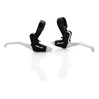 Image of XLC Unisex Adult BL V01 Thumb Shifter/V Brake Lever, Black/Silver, One Size