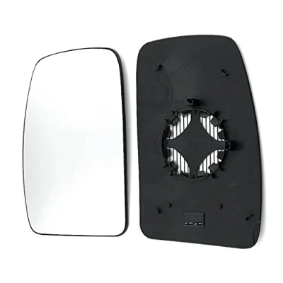 Image of Fits Nissan NV400, For 2011 to 2019 Heated Base Convex Wing Mirror LEFT HAND (UK Passenger Side)
