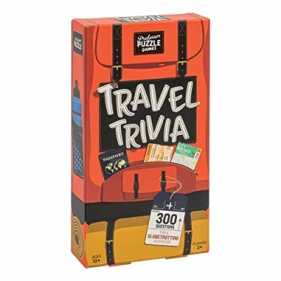 Image of Professor Puzzle Travel Trivia Party Game Ages 12+ 2+ Players